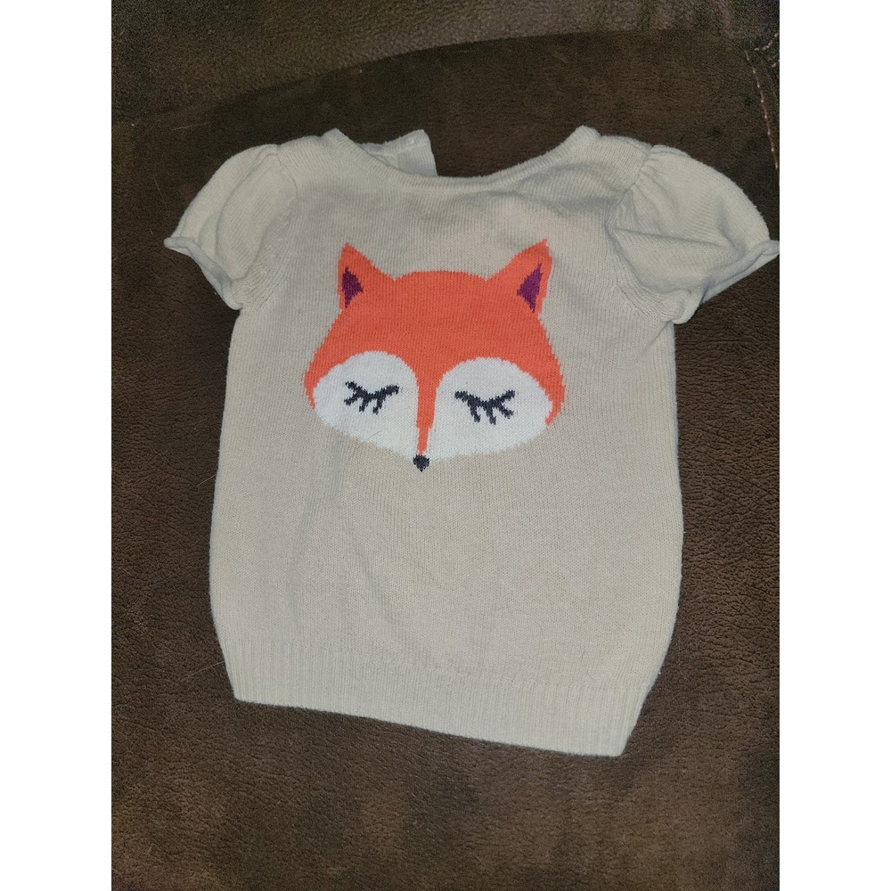 Crazy 8 fox sweater size 12 18โ months